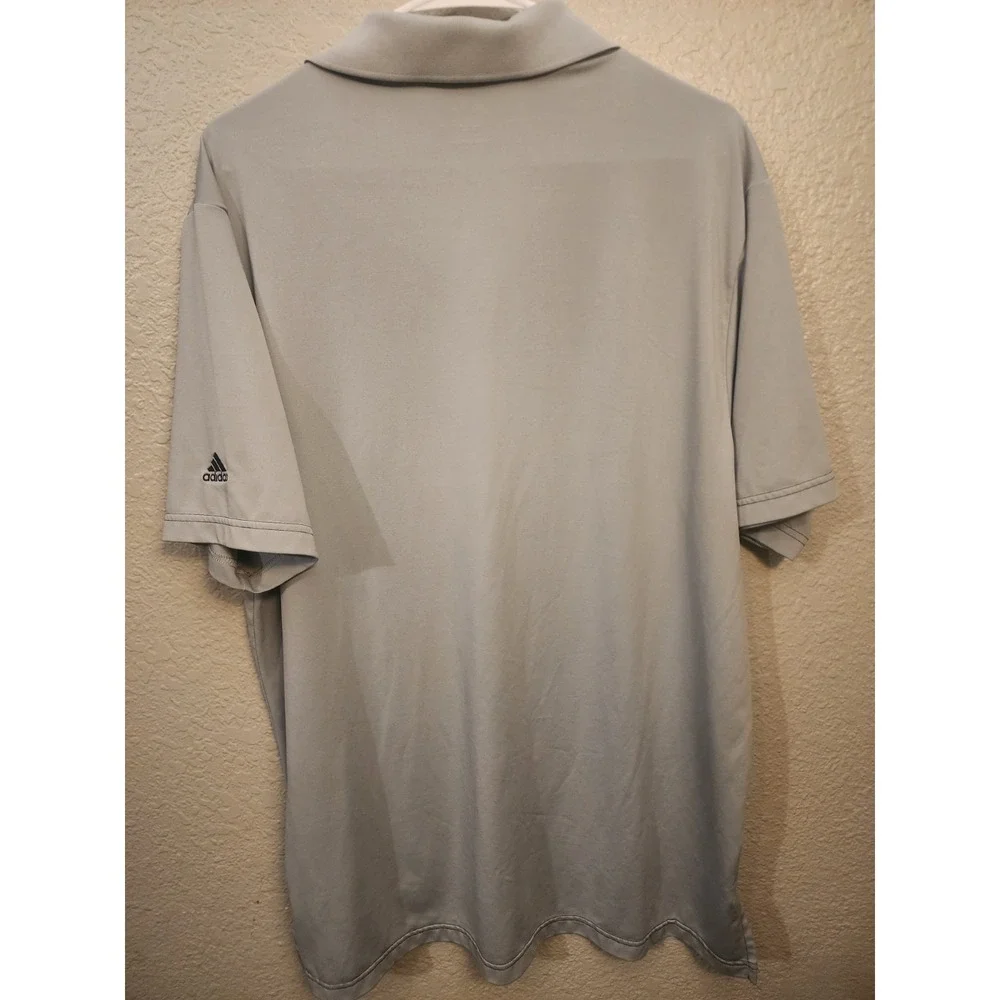 Adidas Golf Climalite Men's Large Light Blue Polo Shirt‎ Activewear Casual